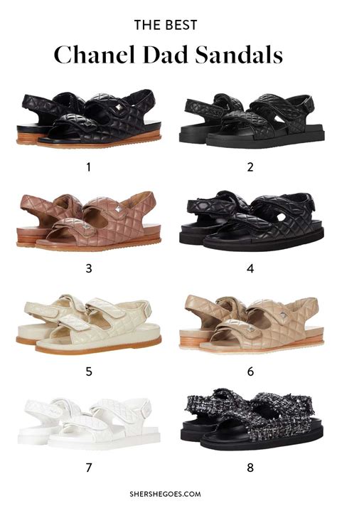 chanel dupes sandals|chanel inspired sandals.